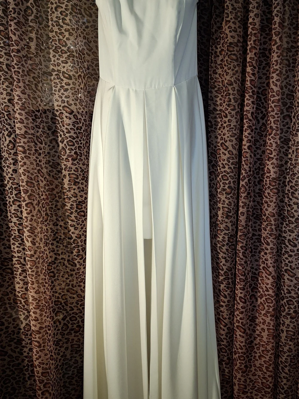 Madison James Vintage Ivory Bridal Dress Halter Neck Split Skirt